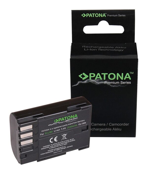 Premium Battery Pentax D-Li90 K01 K5 II IIs K645D K7